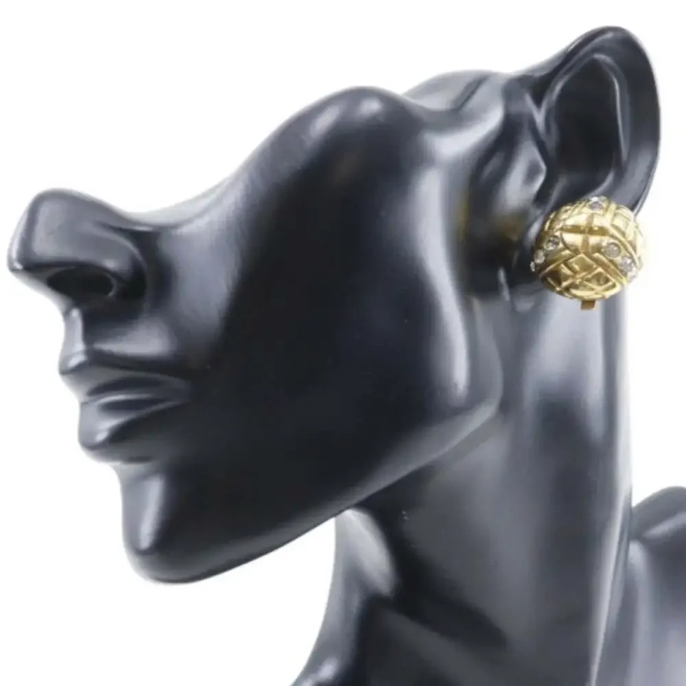 Chanel Vintage Earrings Rhinestone #256811C61B